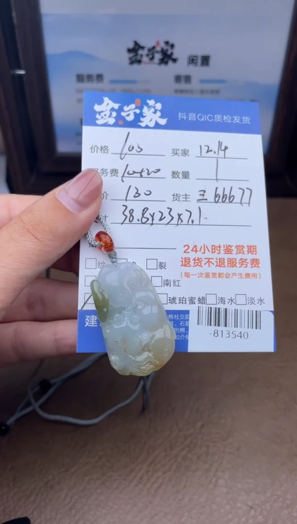 颈饰未镶嵌翡翠多人-813540