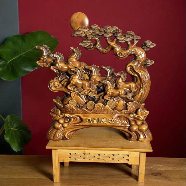 马到成功鸿运当头好兆头马摆件工艺品装饰长32宽13高32