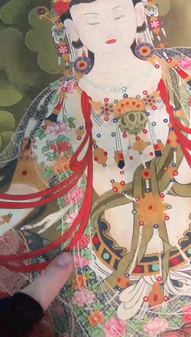 卷轴画路路的唐卡tk160