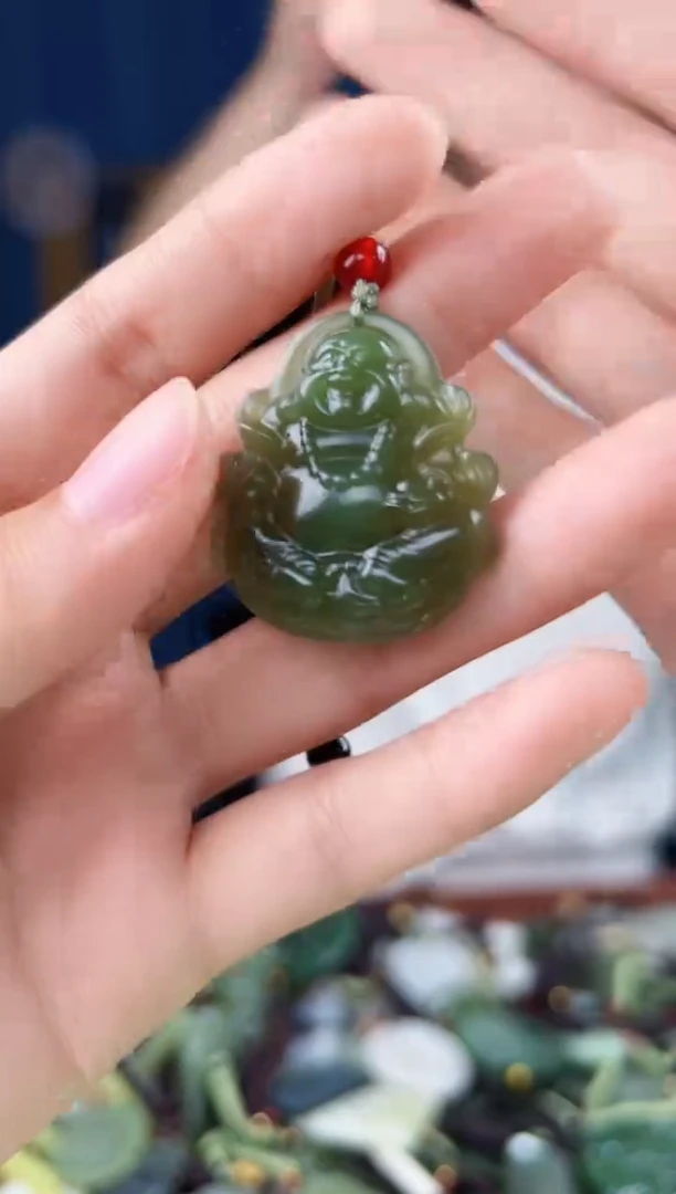 未镶嵌和田玉挂件拍一发一，