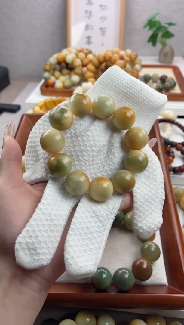 【闪购商品】菩提根/象牙果手串干磨圆珠20mm手串瑕疵不补V81