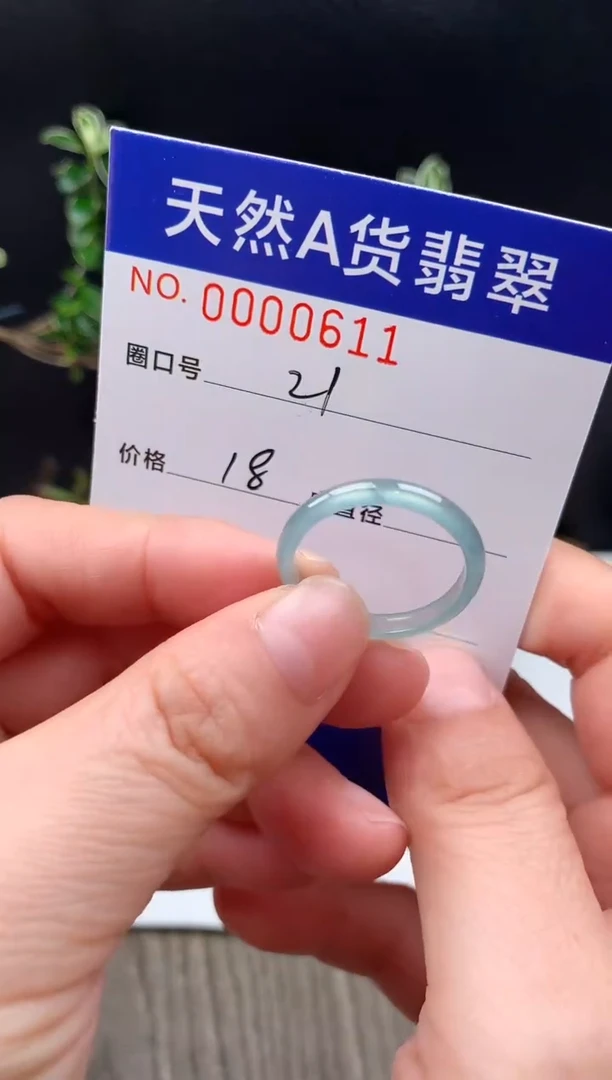 未镶嵌戒指翡翠21#