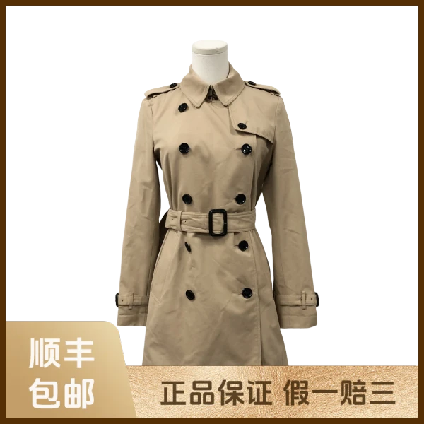 妃鱼/博柏利/棉/风衣/95新/沐六11
