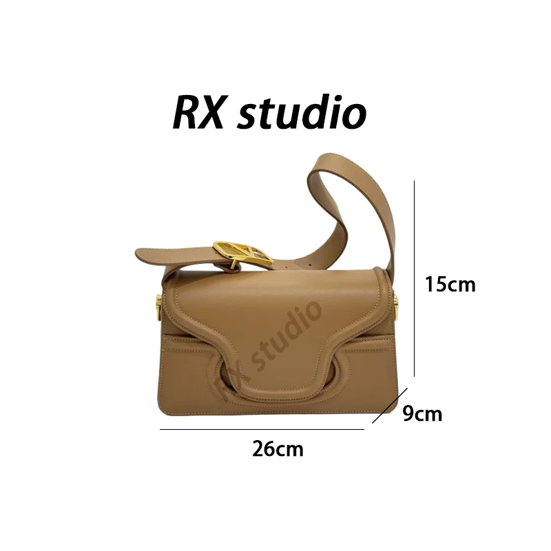 【南沙瑞熙】XKY-2005-奶茶色-轻奢小众设计感时尚百搭女士包
