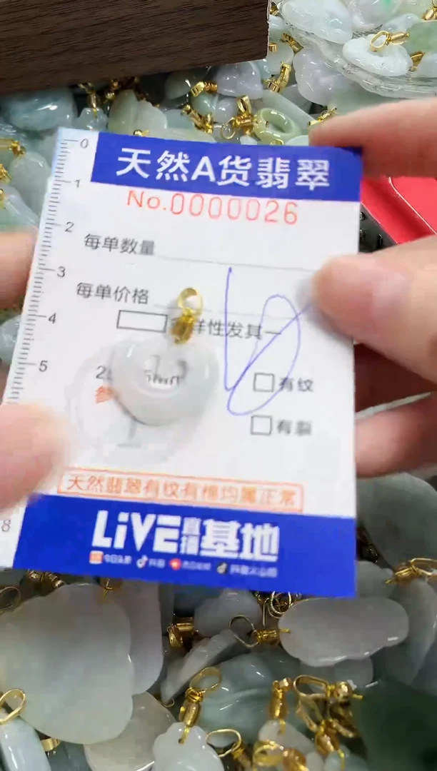 颈饰未镶嵌翡翠天然A货翡翠