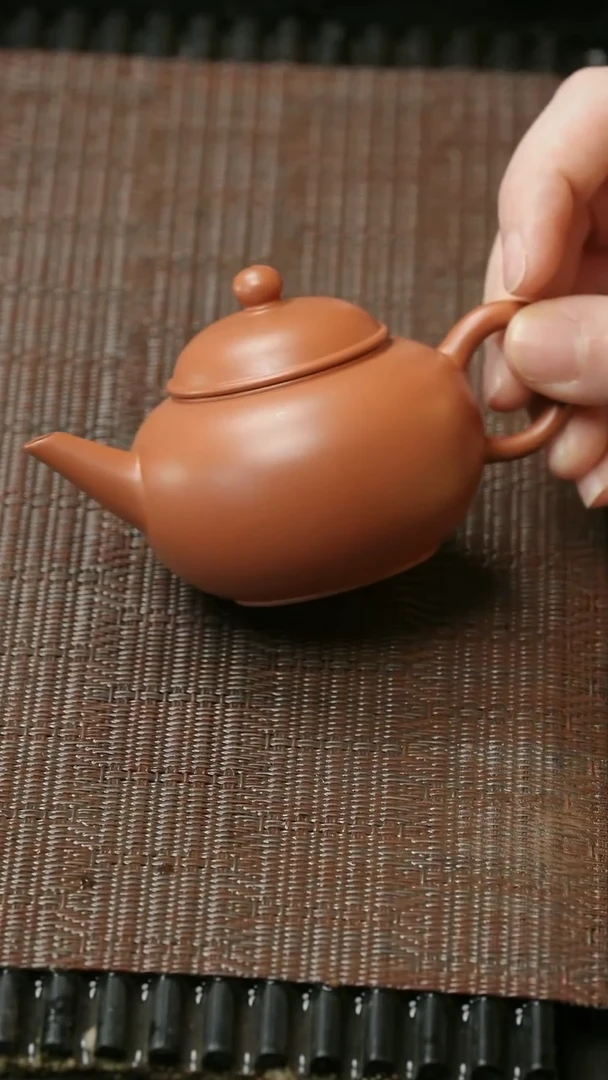 【闪购商品】紫砂茶壶五堂 长天-潮州朱泥