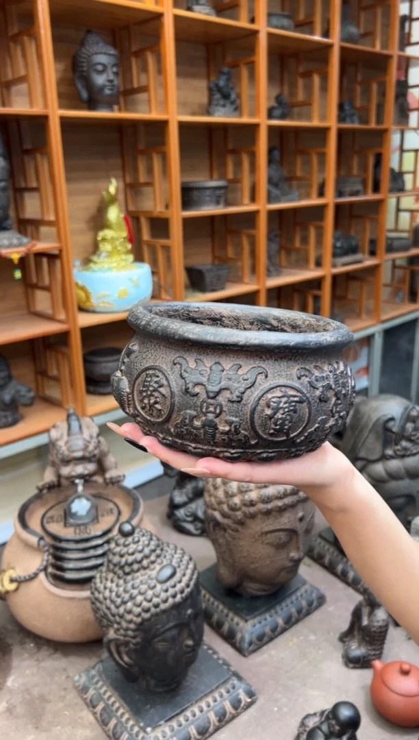 陶土【火山泥】聚宝盆