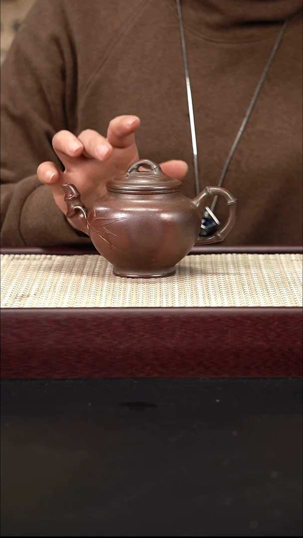 茶壶紫砂天星泥 柴烧  报春