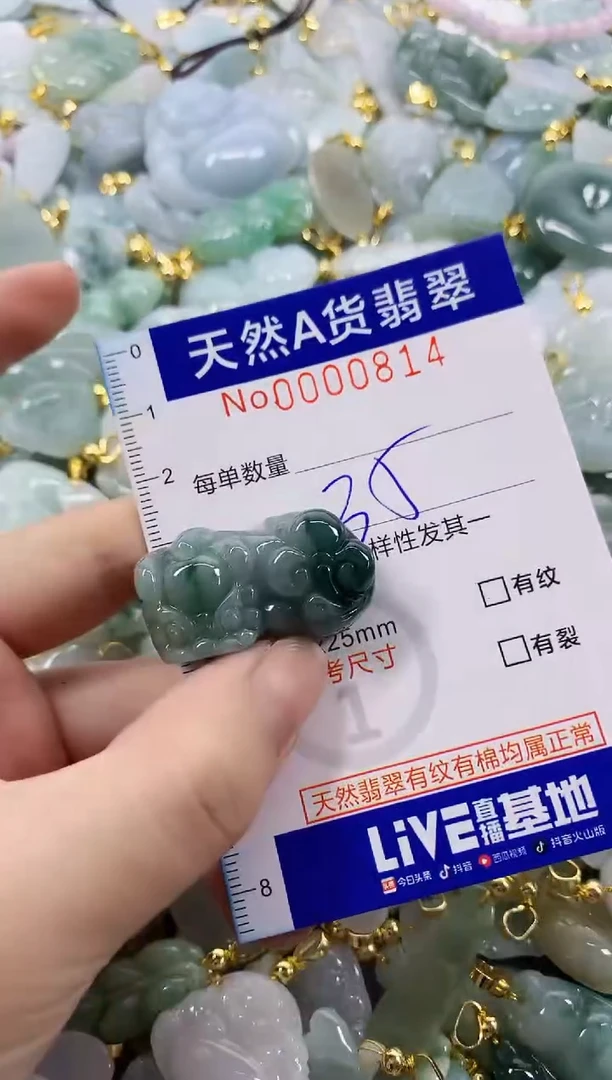 颈饰未镶嵌翡翠天然A货翡翠