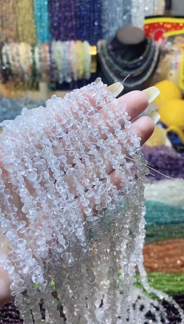 未镶嵌珠宝半成品水晶小白水晶