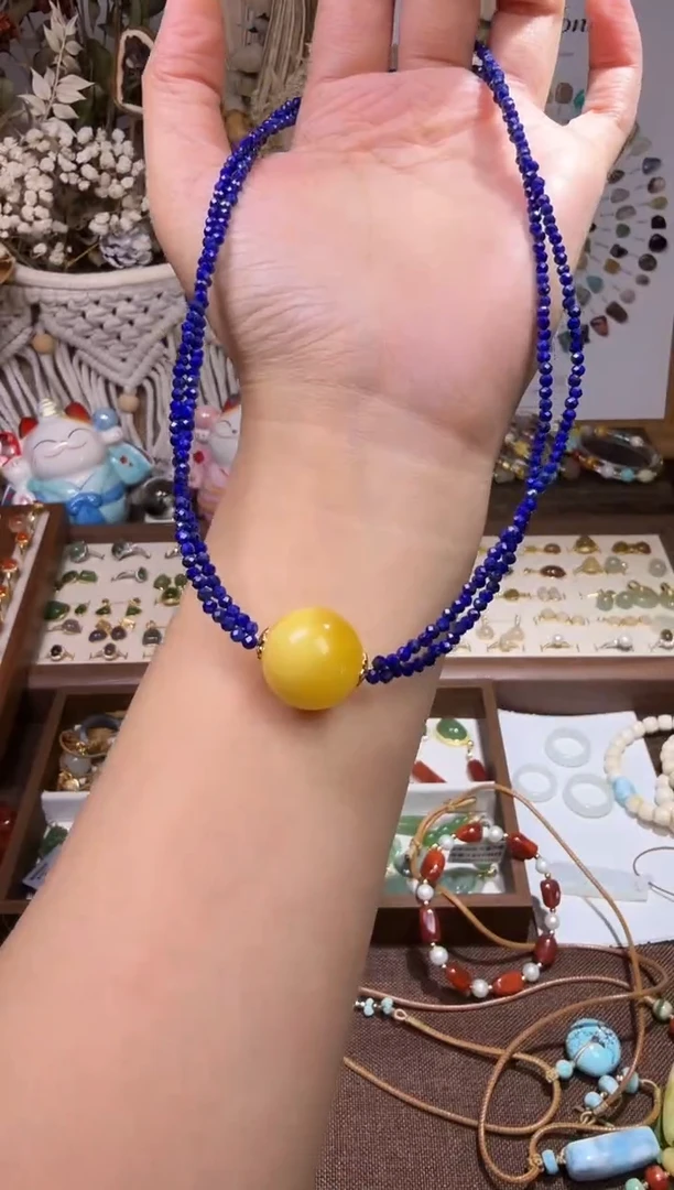 水晶摆件未镶嵌项链