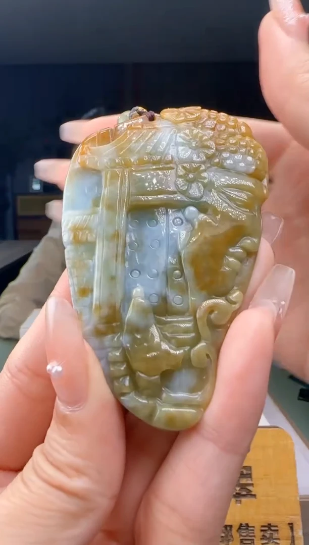 【闪购商品】翡翠吊坠(不含链)未镶嵌MM@@960Q3J08969