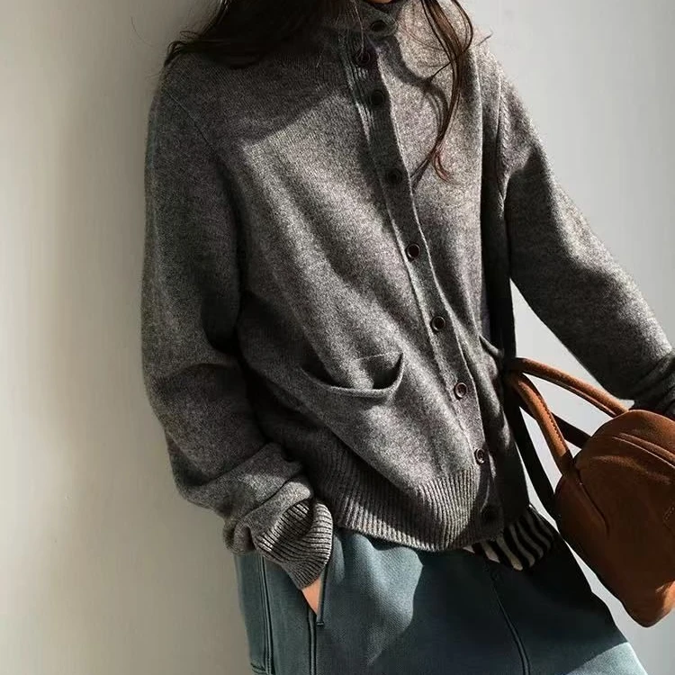 2024秋冬新款甜美针织羊绒衫女 N7FMZ3852