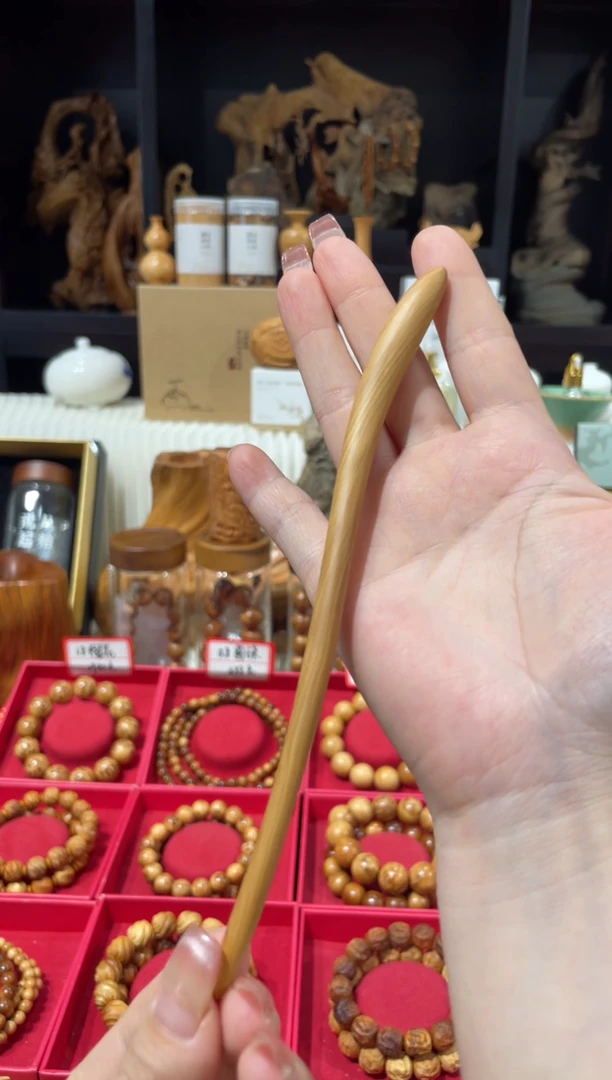 崖柏发簪简约太行崖柏
