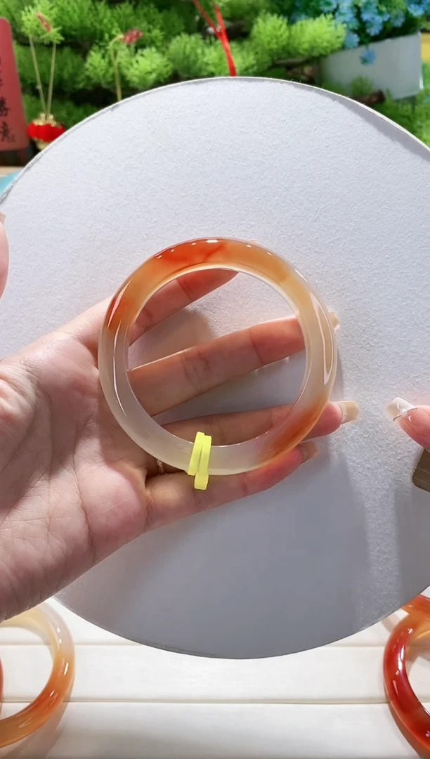 玛瑙/玉髓手镯未镶嵌11-59.5