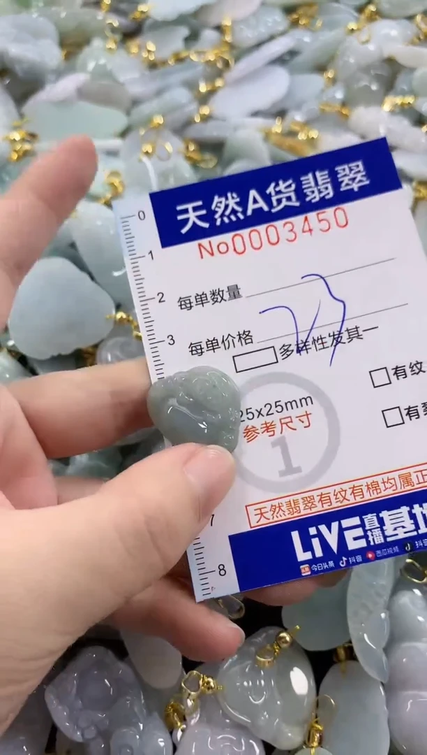 颈饰未镶嵌翡翠天然A货翡翠