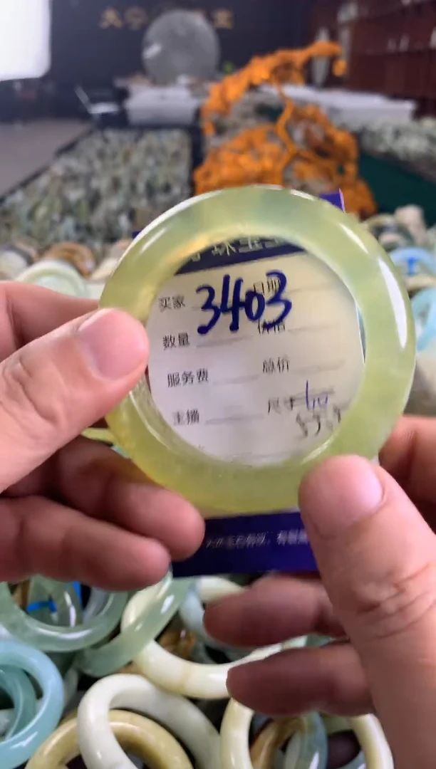 未镶嵌蛇纹石玉手镯3403