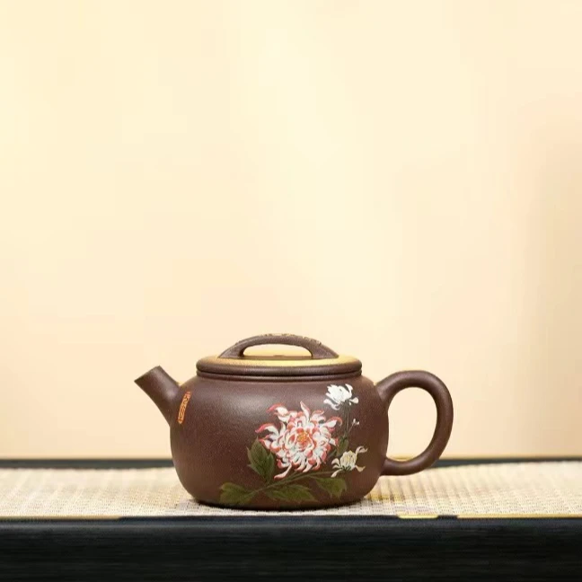石鼓汉瓦  紫玉桃花泥  YST 泥绘