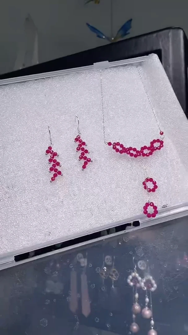 紫晶耳饰银S925镶嵌给***子 给你一下子