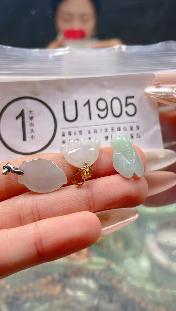 【闪购商品】翡翠颈饰未镶嵌/U/翡翠A货一图一物