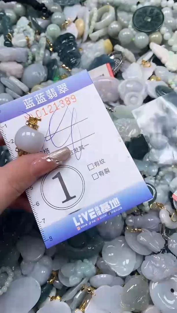 【闪购商品】翡翠颈饰未镶嵌闪购0121389多样性发其一