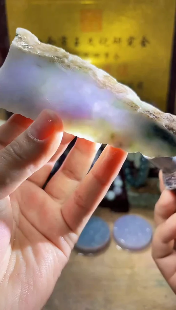 未镶嵌挂件翡翠A货常星7446