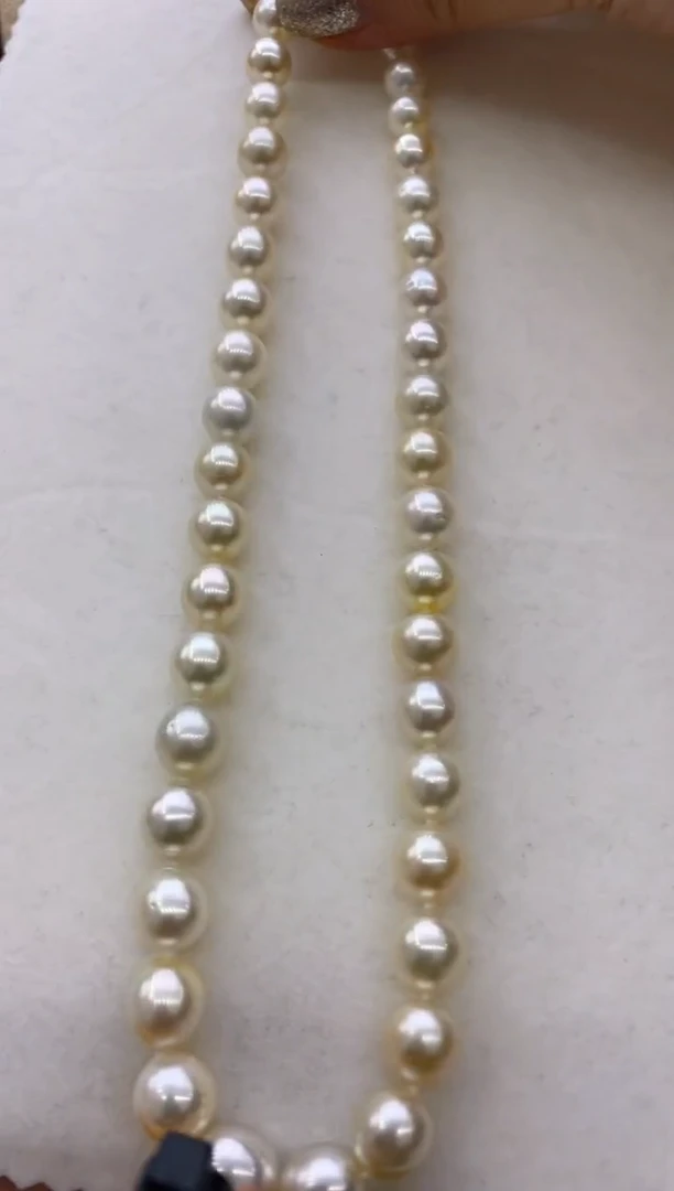 未镶嵌海水珍珠项链153 9-10mm