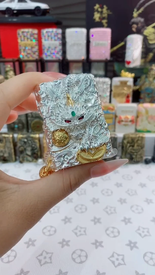 铜zippo灵动貔貅