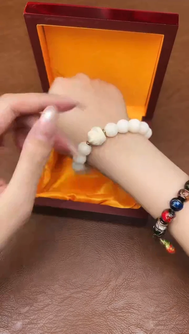 万家文玩阁白玉菩提链接@@SP014