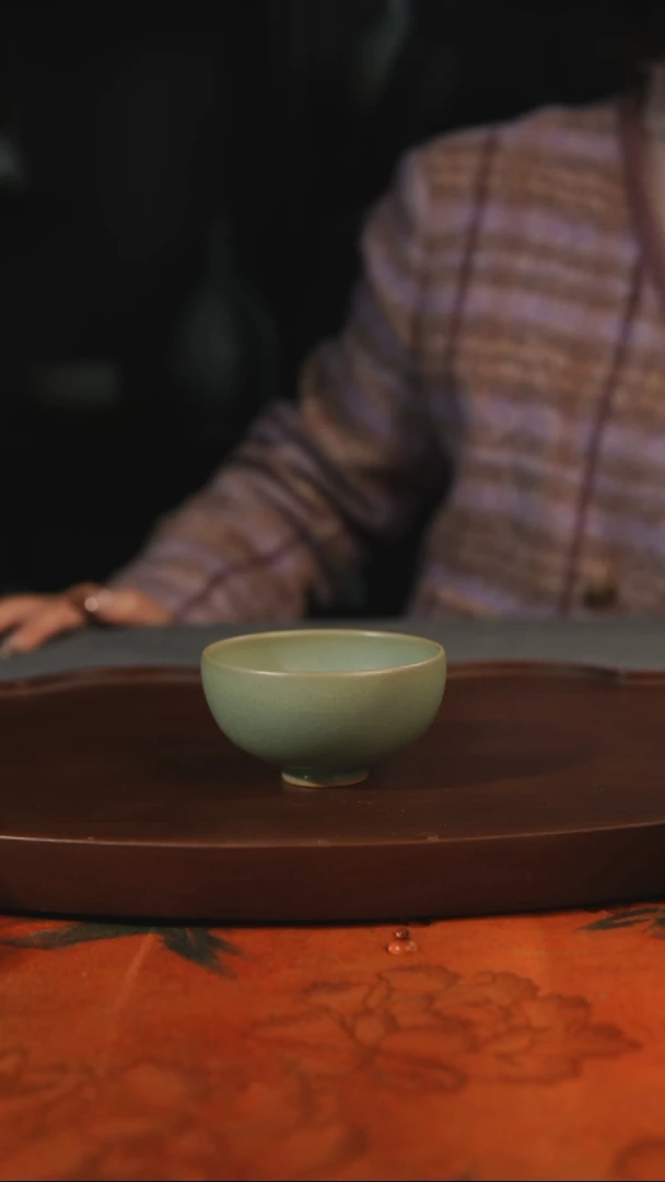 杯子小碗杯 柴烧 汝州原产地原矿仿古老釉