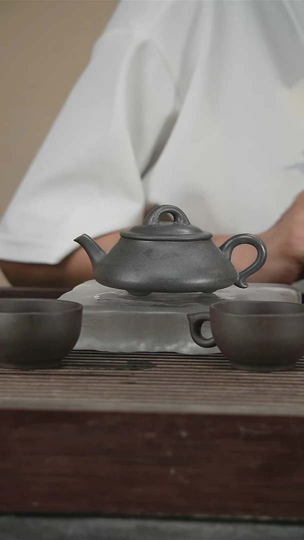 茶壶紫砂?*人一壶两杯160CC