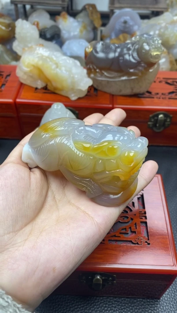 【闪购商品】玛瑙/玉髓手把未镶嵌00