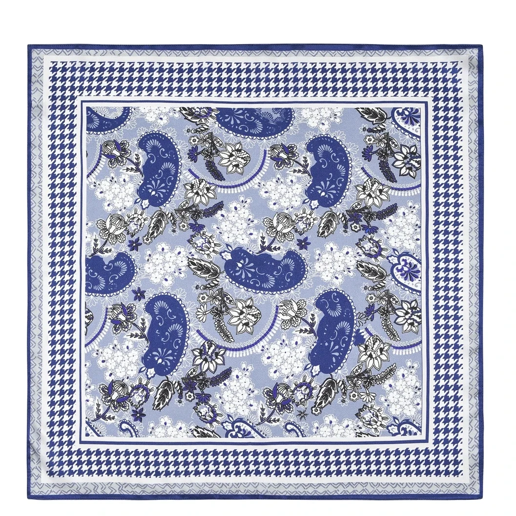 五花花手 连衣裙搭配丝巾百搭 纯色系列c