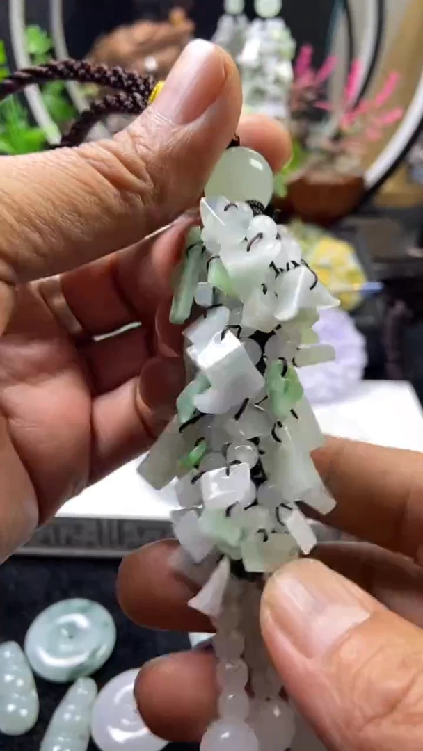 未镶嵌挂件翡翠缅甸天然A货翡翠 车载挂件