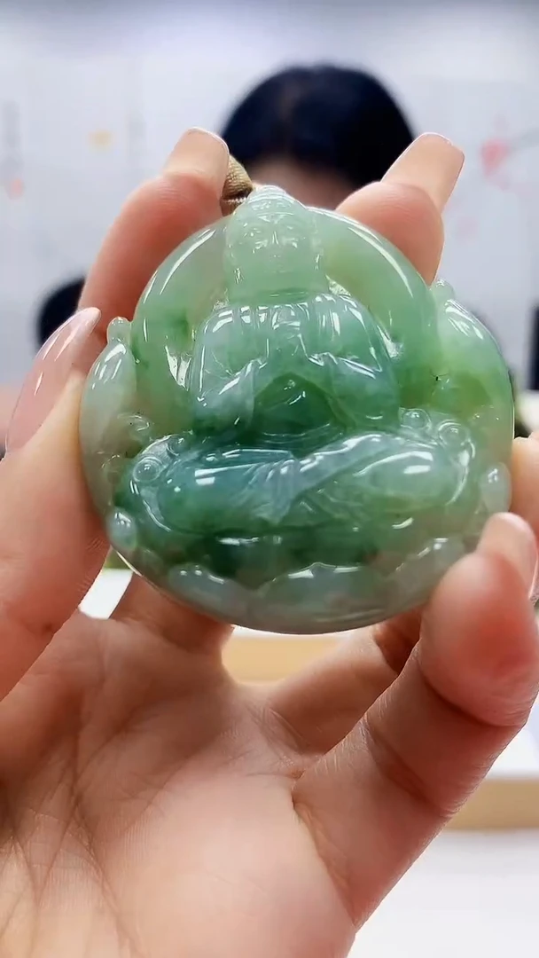 未镶嵌定制翡翠5155ty-毛货挂件23