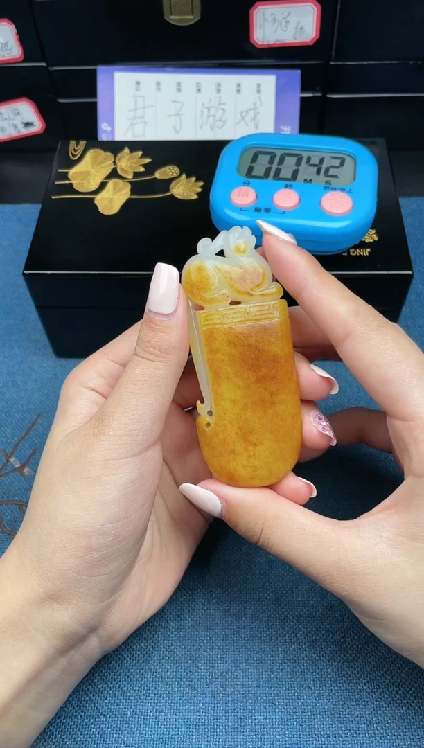 和田玉未镶嵌挂件1