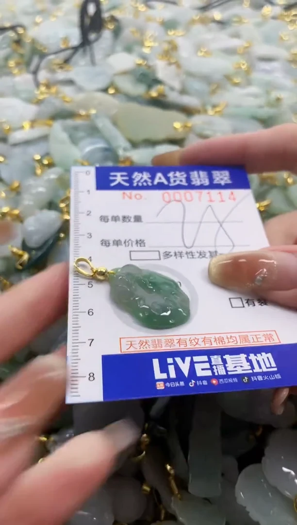 颈饰未镶嵌翡翠天然A货翡翠