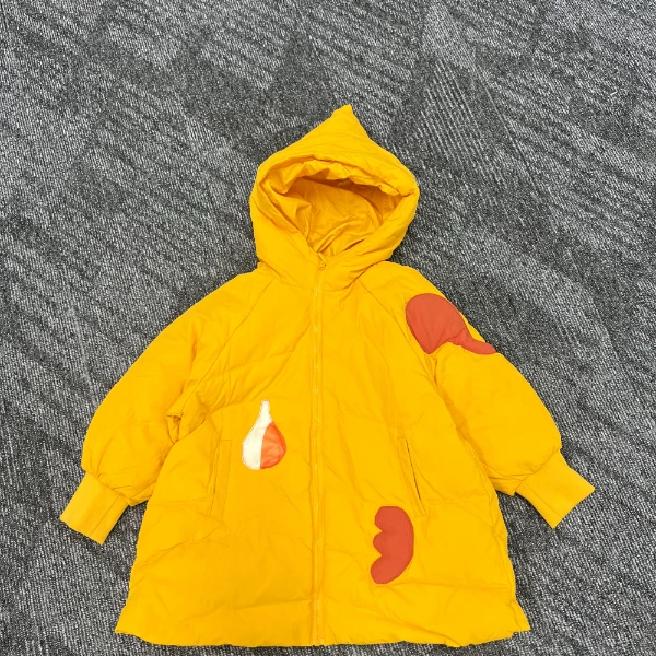 【G-KIDS剪标】K020中长款贴布绣羽绒服