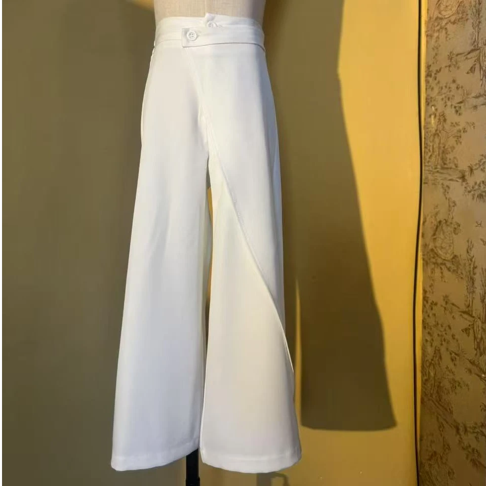 现货 半包裤 百搭阔腿裤 设计感长裤儿童礼服艺桐轩儿童潮服