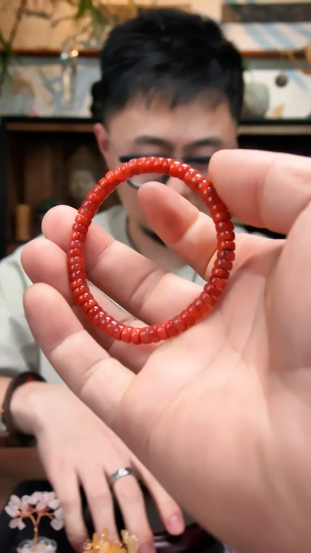 未镶嵌手串南红玛瑙南红直切手串JYD6*