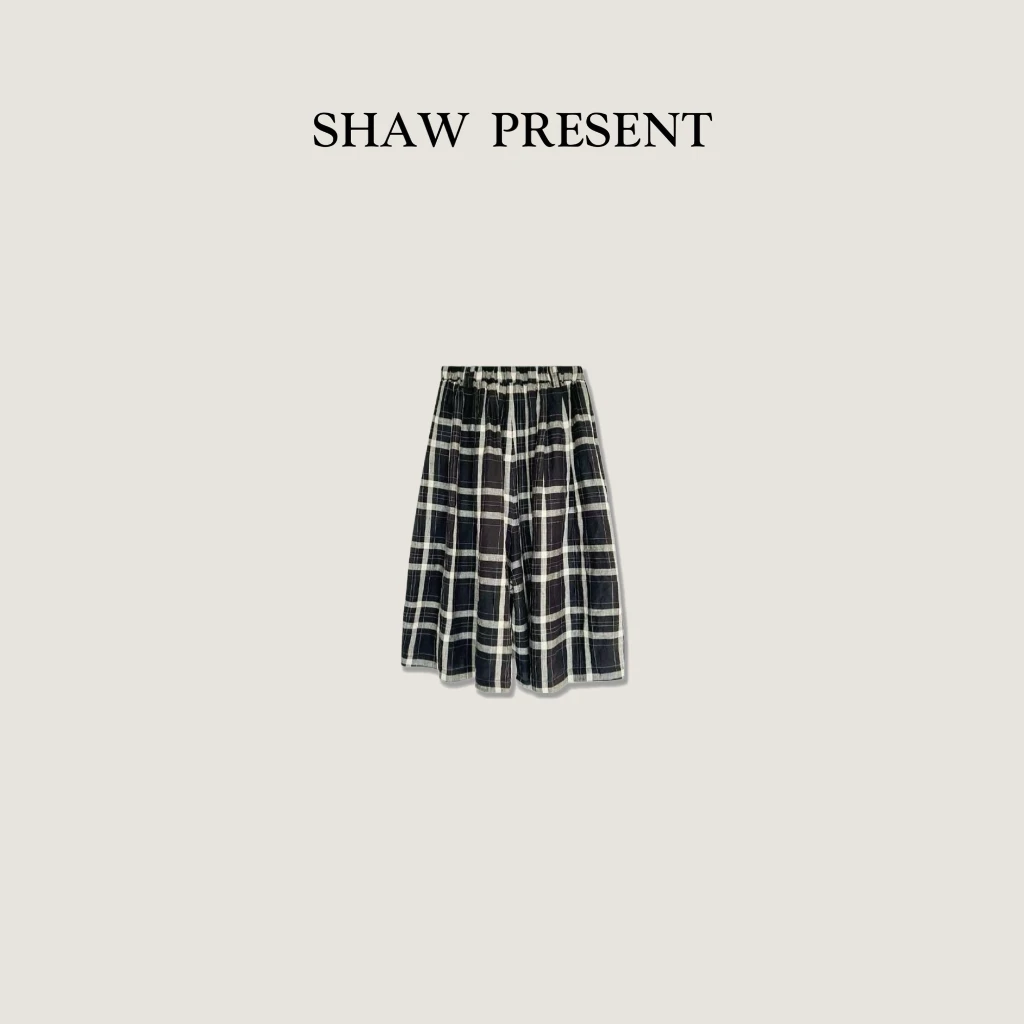 Amor盏叙100亚麻环保染料双扣拉链松紧休闲裤TR-50073051XP-C1-KM