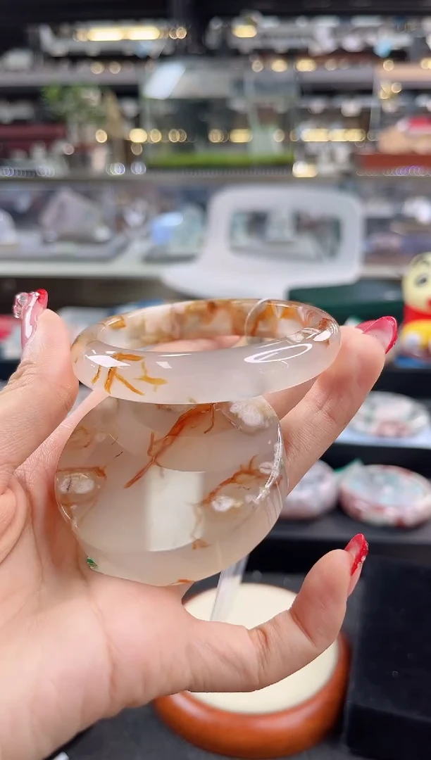 未镶嵌手镯石英质玉58圈口（赠品镯心）6648669