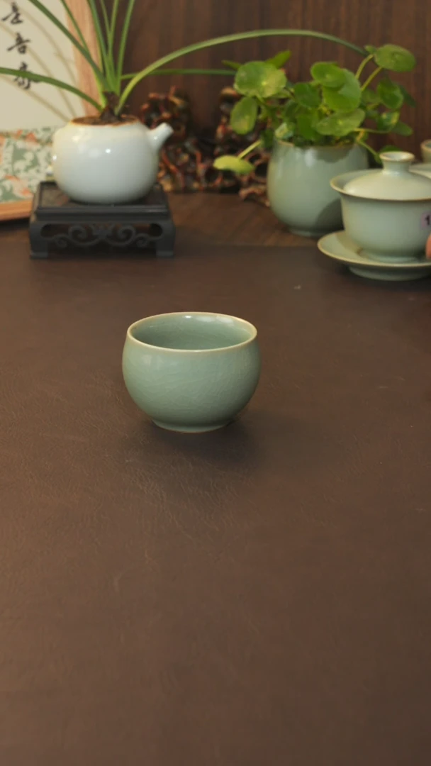 【闪购商品】杯宣宝汝瓷原矿原釉微瑕