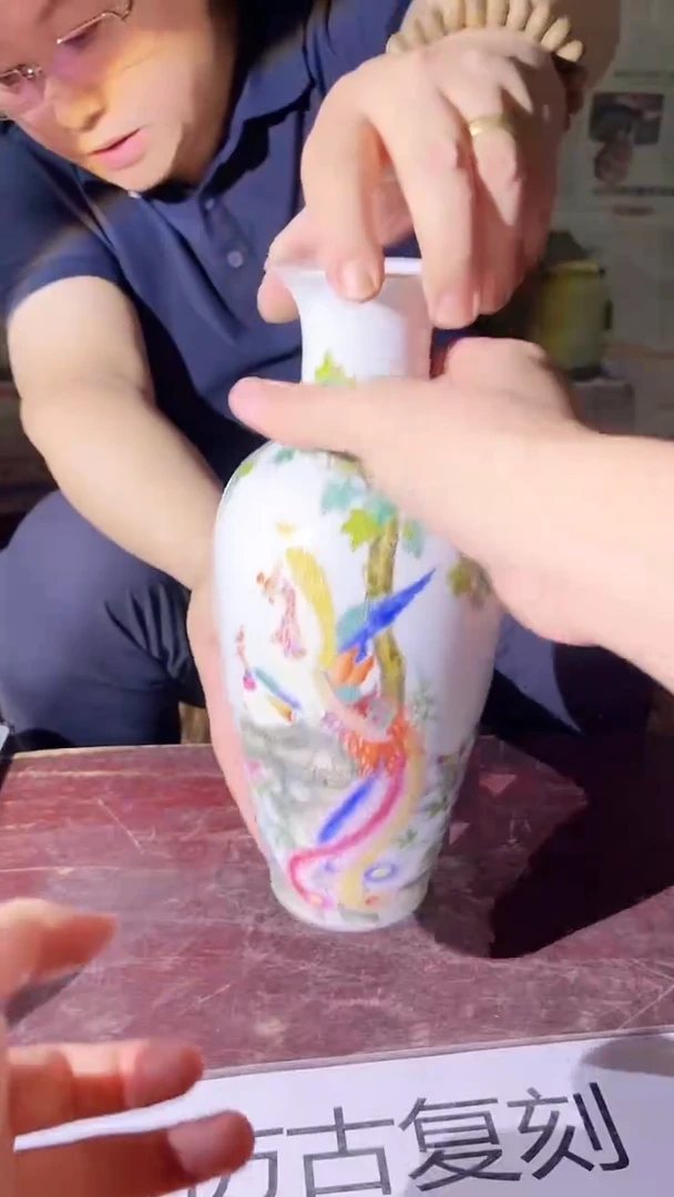 摆件景德镇陶瓷流水229