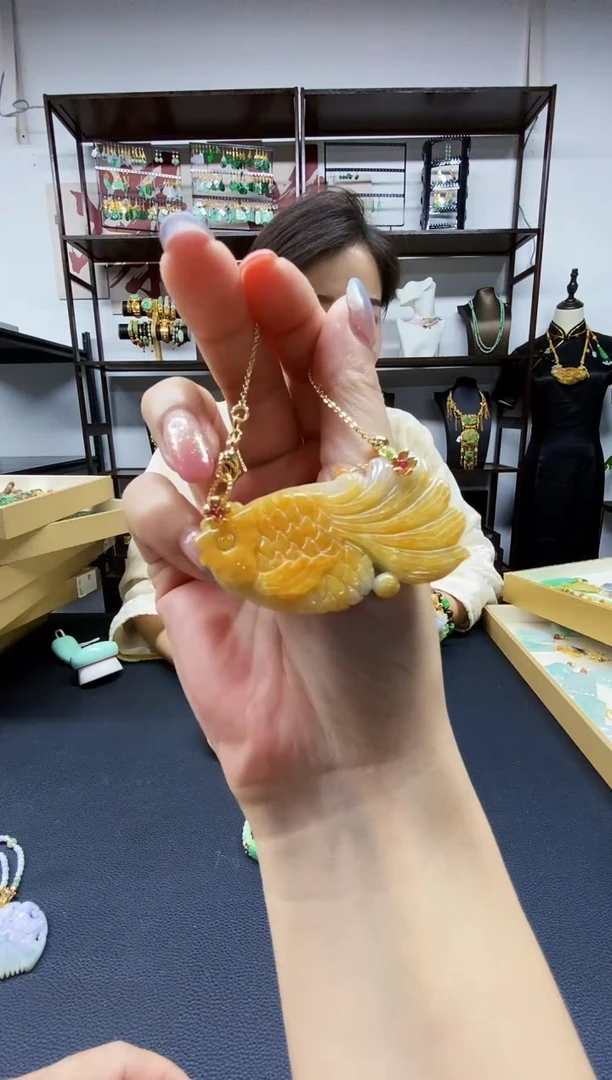 颈饰未镶嵌翡翠翡翠吊坠