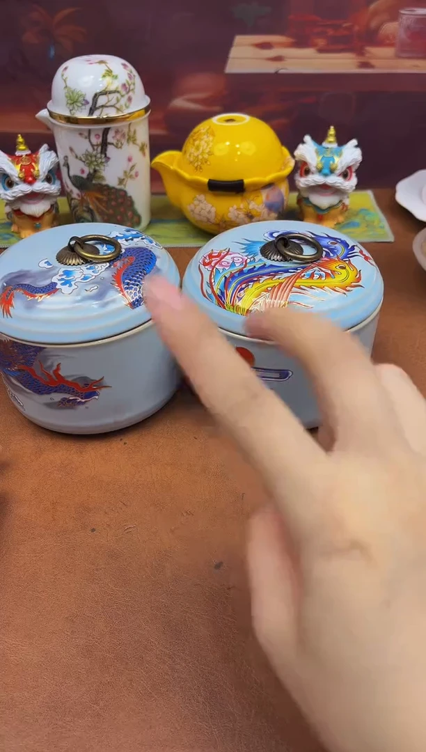 陶瓷茶具摆件旅行套组