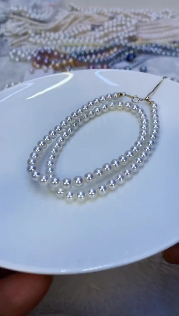 颈饰银S925镶嵌淡水珍珠Y52