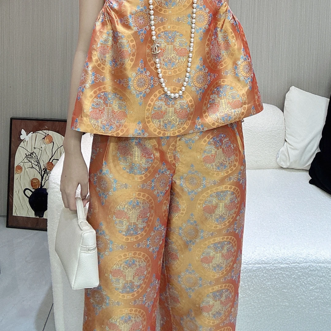 娜娜服饰——「张和才蜀锦」新中式国风气质时尚裤子合集链接