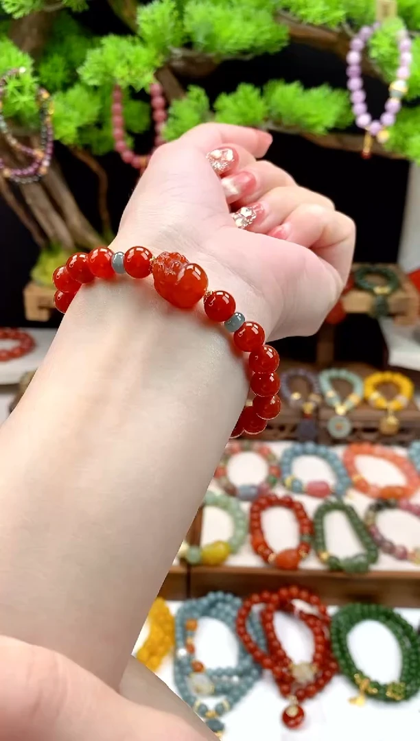 【闪购商品】玛瑙手饰未镶嵌貔貅00000