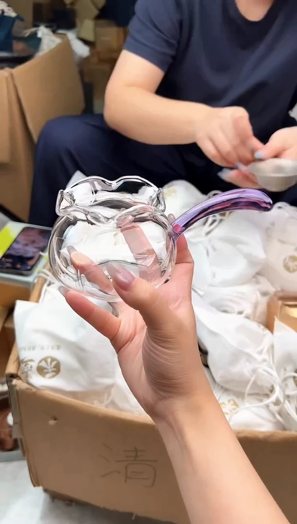 禾墨清妍浅紫色侧把